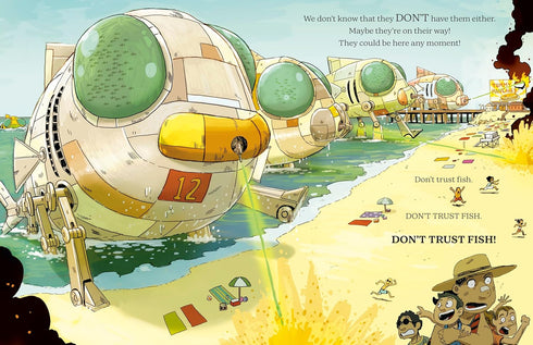 DON'T TRUST FISH - SHARPSON. NEIL; SANTAT. DAN